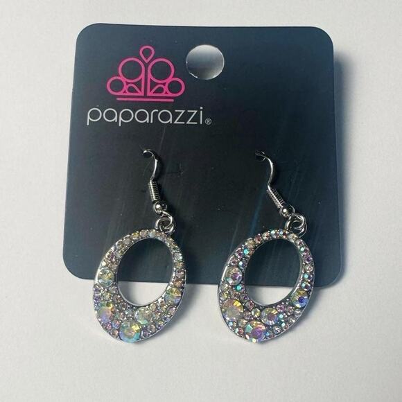 Paparazzi Silver Tone Sparkle Star Cowgirl Earring Bundle - Picture 4 of 4
